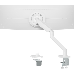 Does Not Apply White Monitor Arm For 17”-57” Screens Up To 55lbs, Premium Aluminum Ultrawide Mo Does Not Apply White Monitor Arm For 17”-57” Screens Up To 55lbs, Premium Aluminum Ultrawide Mo