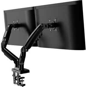 Invision Dual Monitor Arm Desk Mount For 19 To 32 Inch Screens - Vesa 75 & 100m Invision Dual Monitor Arm Desk Mount For 19 To 32 Inch Screens - Vesa 75 & 100m