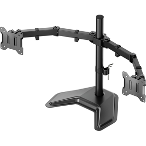 Does Not Apply Stable Freestanding Dual Monitor Stand For 17–32” Computer Screens, Heavy-Duty D Does Not Apply Stable Freestanding Dual Monitor Stand For 17–32” Computer Screens, Heavy-Duty D