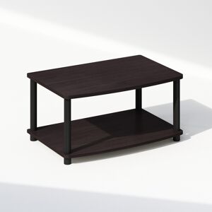 Furinno Turn-N-Tube Printer Stand With Storage, 2-Tier, Dark Walnut Furinno Turn-N-Tube Printer Stand With Storage, 2-Tier, Dark Walnut