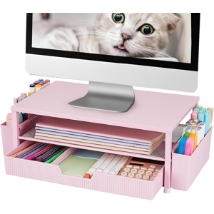 Does Not Apply Desk Organizer And Accessories, 2-Tier Computer Monitor Stand Rise With Storage Does Not Apply Desk Organizer And Accessories, 2-Tier Computer Monitor Stand Rise With Storage