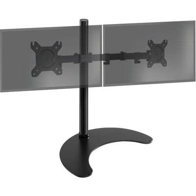 Duronic Monitor Arm Stand Dm15d2, Freestanding Double Pc Desk Mount, Steel, For Duronic Monitor Arm Stand Dm15d2, Freestanding Double Pc Desk Mount, Steel, For