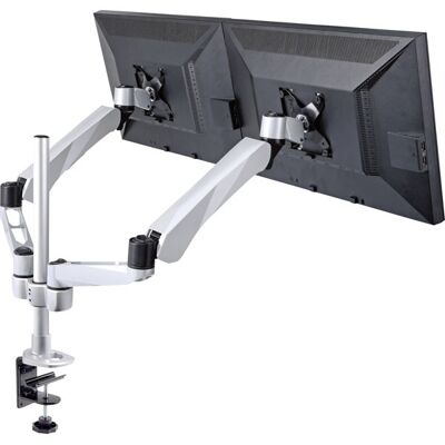 Xergo Flex 360° Rotating Dual Monitor Bracket 10\" To 27\" 18kg Black/silver Xergo Flex 360° Rotating Dual Monitor Bracket 10\" To 27\" 18kg Black/silver