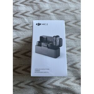 New Dji Mic 2 Wireless Microphone Dual Transmitter Set Charging Case 2 Tx+ 1 Rx New Dji Mic 2 Wireless Microphone Dual Transmitter Set Charging Case 2 Tx+ 1 Rx