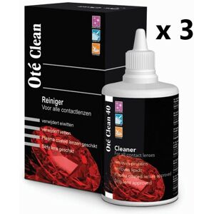 3 X Oté Clean 40ml - Was Eyeye Crystal Hard Rgp & Soft Contact Lens Cleaner 3 X Oté Clean 40ml - Was Eyeye Crystal Hard Rgp & Soft Contact Lens Cleaner