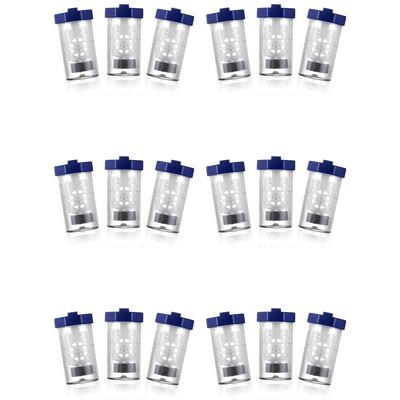 Care+ 18 Pieces Hydrogen Peroxide Case Cleaner, Eye Scleral Stiff Clip Washer3154 Care+ 18 Pieces Hydrogen Peroxide Case Cleaner, Eye Scleral Stiff Clip Washer3154
