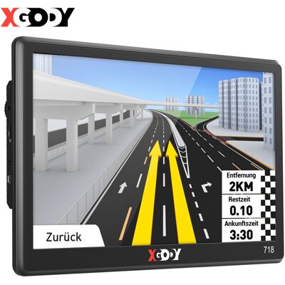 Xgody 7'' Hgv Sat Nav 16g Truck Gps Navigation Touchscreen Portable Uk Eu Maps Xgody 7'' Hgv Sat Nav 16g Truck Gps Navigation Touchscreen Portable Uk Eu Maps