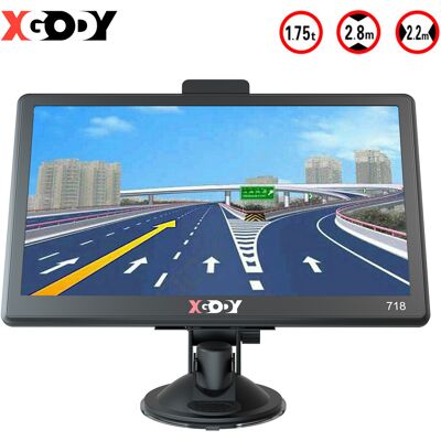 Xgody 7\" Sat Nav Gps Navigation Hgv Lorry Lgv Car Truck Navigator Uk & Eu Maps Xgody 7\" Sat Nav Gps Navigation Hgv Lorry Lgv Car Truck Navigator Uk & Eu Maps