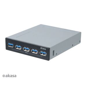 Akasa Ak-Icr-19 Interconnect Pro 5s Extends 2 Int. Usb 3.0 Ports To 5 External Akasa Ak-Icr-19 Interconnect Pro 5s Extends 2 Int. Usb 3.0 Ports To 5 External