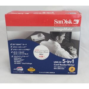 Sandisk Imagemate 5-In-1 Usb 2.0 Sd/sdhc/mmc/ms/ms Pro/xd Reader (Sddr-99-J70) Sandisk Imagemate 5-In-1 Usb 2.0 Sd/sdhc/mmc/ms/ms Pro/xd Reader (Sddr-99-J70)