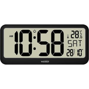 Youshiko Radio Controlled Wall Clock Jumbo Xxxl Lcd Uk & Ireland Version Msf Digital Youshiko Radio Controlled Wall Clock Jumbo Xxxl Lcd Uk & Ireland Version Msf Digital