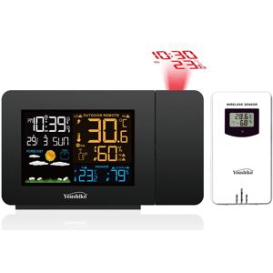 Projection Clock Radio Control 2025 Uk Version Youshiko Weather Station Projection Clock Radio Control 2025 Uk Version Youshiko Weather Station