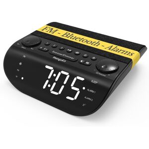Mangokit Up-Max Fm Radio Alarm Clock With 9 Natural Sounds, Sleep Aid,Stereo Bluetooth S Mangokit Up-Max Fm Radio Alarm Clock With 9 Natural Sounds, Sleep Aid,Stereo Bluetooth S