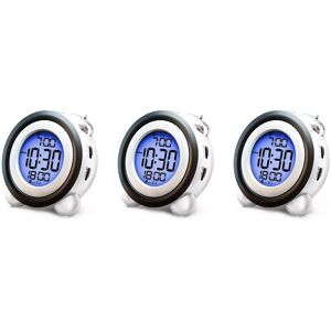 Sodial 3x Digital Alarm Clock,Time Date Display Twin Bell Very Loud For Heavy4515 Sodial 3x Digital Alarm Clock,Time Date Display Twin Bell Very Loud For Heavy4515