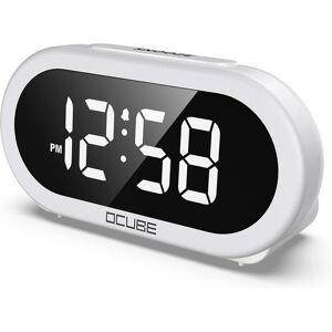 Ocube Led Digital Alarm Clock With 5 Optional Alarm Sounds, Usb Charging Port, Ocube Led Digital Alarm Clock With 5 Optional Alarm Sounds, Usb Charging Port,
