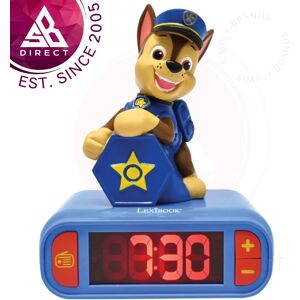Lexibook Rl800pa2 3d Paw Patrol Chase Childrens Clock With Night Light Lexibook Rl800pa2 3d Paw Patrol Chase Childrens Clock With Night Light