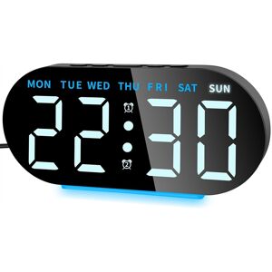 Sodial 3x(Alarm Clock Digital Radio-Controlled Clock With Led Display,Digital8772 Sodial 3x(Alarm Clock Digital Radio-Controlled Clock With Led Display,Digital8772