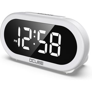 Ocube Led Digital Alarm Clock With 5 Optional Alarm Sounds, Usb Charging Port, Ocube Led Digital Alarm Clock With 5 Optional Alarm Sounds, Usb Charging Port,