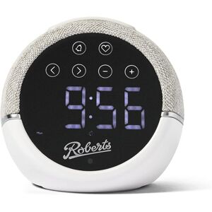 New Roberts Zen 10 Preset Fm Radio Clock Alarm With Usb Device Charging White New Roberts Zen 10 Preset Fm Radio Clock Alarm With Usb Device Charging White