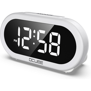 Ocube Led Digital Alarm Clock, Bedside Clock With 5 Optional Alarm Sounds, Usb Ocube Led Digital Alarm Clock, Bedside Clock With 5 Optional Alarm Sounds, Usb