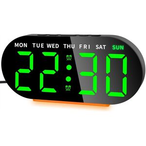 Sodial 3x(Alarm Clock Digital Radio-Controlled Clock With Led Display,Digital2073 Sodial 3x(Alarm Clock Digital Radio-Controlled Clock With Led Display,Digital2073