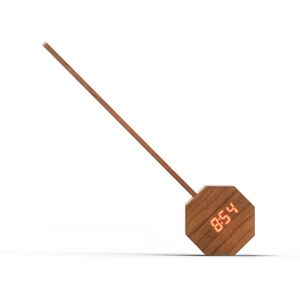 Gingko Design Octagon One Plus Wooden Lamp & Alarm Clock Cherry Gingko Design Octagon One Plus Wooden Lamp & Alarm Clock Cherry