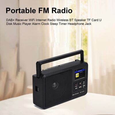 T- Handheld Radio Fm Radio Wifi Dab+ Wireless Radio Support Alarm Clock& Sleep T- Handheld Radio Fm Radio Wifi Dab+ Wireless Radio Support Alarm Clock& Sleep