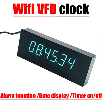 Does Not Apply 6-Bit Wifi Vfd Clock Date Display Alarm Clock Vfd Fluorescent Tube Digital Time Does Not Apply 6-Bit Wifi Vfd Clock Date Display Alarm Clock Vfd Fluorescent Tube Digital Time
