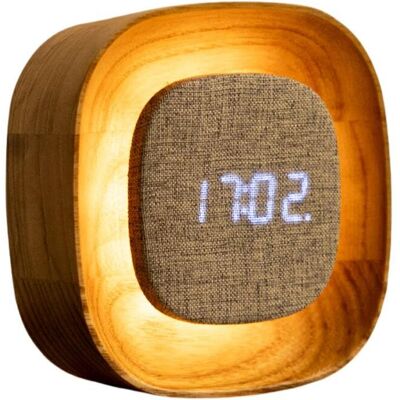 Led Wooden Alarm Clock Gingko Lumos Digital Alarm With Light Led Wooden Alarm Clock Gingko Lumos Digital Alarm With Light