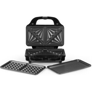 Salter Snack Maker 3-In-1 Sandwich Toaster Waffle Maker Grill Panini Press 900w Salter Snack Maker 3-In-1 Sandwich Toaster Waffle Maker Grill Panini Press 900w