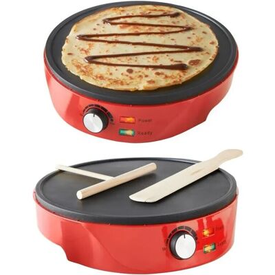 Global Gizmos Pancake & Crepe Maker Non Stick Temperature Control Spreader Spatula 30cm 1000w Global Gizmos Pancake & Crepe Maker Non Stick Temperature Control Spreader Spatula 30cm 1000w