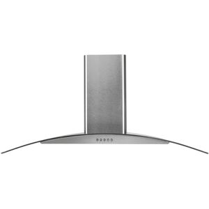 Electriq 90cm Curved Glass Chimney Cooker Hood - Stainless Steel Eiqcurv90en Electriq 90cm Curved Glass Chimney Cooker Hood - Stainless Steel Eiqcurv90en