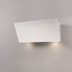 Airforce V1 90cm Angled Wall Mounted Touch Control Cooker Hood White Glass Finis Airforce V1 90cm Angled Wall Mounted Touch Control Cooker Hood White Glass Finis