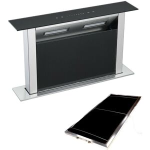 Cookology Downdraft Island Cooker Hood 60cm & Carbon Filter - Black Cdd605bk Cookology Downdraft Island Cooker Hood 60cm & Carbon Filter - Black Cdd605bk