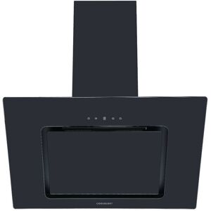 Cookology Angled Cooker Hood 70cm Chimney Extractor - Black Glass Ver705bk/a++ Cookology Angled Cooker Hood 70cm Chimney Extractor - Black Glass Ver705bk/a++
