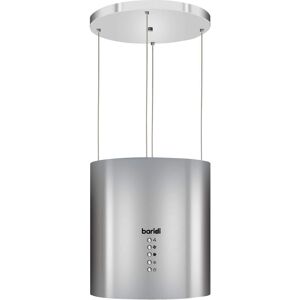 Baridi Island Cooker Hood, Pendant Style, Ø35cm, 3 Speed - Stainless Steel Baridi Island Cooker Hood, Pendant Style, Ø35cm, 3 Speed - Stainless Steel