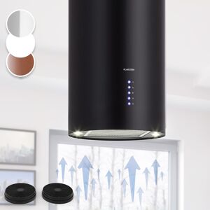 Klarstein Cooker Hood Island Cooker Extractor Hood 35 Cm Kitchen Ceiling Hood Steel Black Klarstein Cooker Hood Island Cooker Extractor Hood 35 Cm Kitchen Ceiling Hood Steel Black