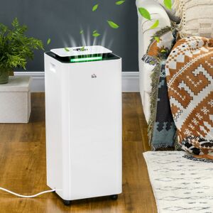 Homcom 16l/day 3.5l Dehumidifier And Air Filter, 24h Timer For Home Laundry Basement Homcom 16l/day 3.5l Dehumidifier And Air Filter, 24h Timer For Home Laundry Basement