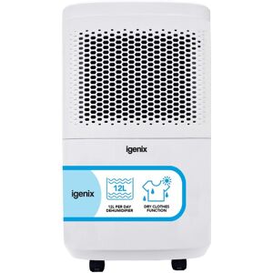12l/day Dehumidifier, Extracts 12 Litres Of Moisture Per Day, Igenix Ig9813 12l/day Dehumidifier, Extracts 12 Litres Of Moisture Per Day, Igenix Ig9813