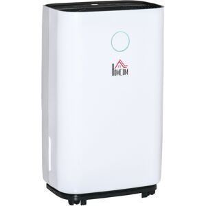 Homcom Portable 20l/day Dehumidifier - Compact Quiet Moisture Control For Home Homcom Portable 20l/day Dehumidifier - Compact Quiet Moisture Control For Home