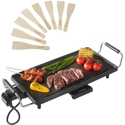 Emperial Teppanyaki Grill - Portable Non-Stick Electric Bbq, 2000w, Easy Clean Emperial Teppanyaki Grill - Portable Non-Stick Electric Bbq, 2000w, Easy Clean