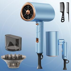 jinlvyuyi Hair Dryer【foldable & 20m Ions】 2000w Professional, Fast Dry With 2 Speed 3 jinlvyuyi Hair Dryer【foldable & 20m Ions】 2000w Professional, Fast Dry With 2 Speed 3