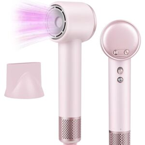nineaccy Hair Dryer 200 Million Negative Ionic Hairdryer,3 Speed 4 Heat Setting,110, 000 nineaccy Hair Dryer 200 Million Negative Ionic Hairdryer,3 Speed 4 Heat Setting,110, 000