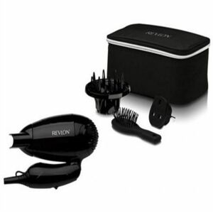 Revlon Travel Hair Dryer Set 2 Speed 2 Heat Setting Plus Diffuser Brush Adapter Revlon Travel Hair Dryer Set 2 Speed 2 Heat Setting Plus Diffuser Brush Adapter