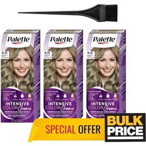 Schwarzkopf Palette Intensive Color Creme - Ashy Light Blond - Permanent Hair Color Schwarzkopf Palette Intensive Color Creme - Ashy Light Blond - Permanent Hair Color