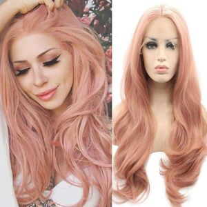 xiweiya Xiweiya Peach Red Wigs For Women Rosie Whiteley Hairstyle Rose Gold Pastel Pink xiweiya Xiweiya Peach Red Wigs For Women Rosie Whiteley Hairstyle Rose Gold Pastel Pink