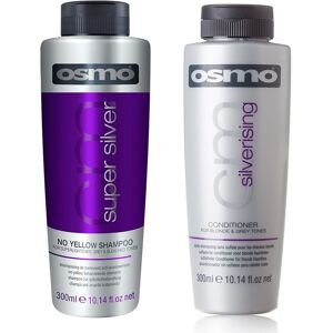 Osmo Super Silver No Yellow Shampoo & Silverising Conditioner 300 Ml Twin Pack Osmo Super Silver No Yellow Shampoo & Silverising Conditioner 300 Ml Twin Pack