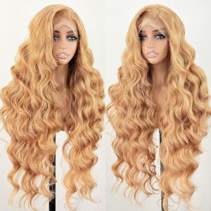X-Tress Honey Blonde Lace Front Wigs For Women Strawberry Blonde 13x6 Lace Fron X-Tress Honey Blonde Lace Front Wigs For Women Strawberry Blonde 13x6 Lace Fron