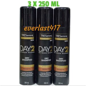 Tresemmé Day 2 Dry Shampoo Brunette No Residue Between Washes 3x250ml Tresemmé Day 2 Dry Shampoo Brunette No Residue Between Washes 3x250ml