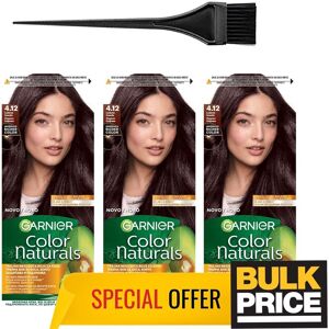 Garnier Color Naturals 4.12 Iced Brown Salon Quality Vibrant Hair Color 3-Pack Garnier Color Naturals 4.12 Iced Brown Salon Quality Vibrant Hair Color 3-Pack